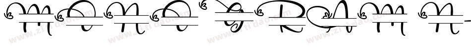 MONOGRAM N字体转换